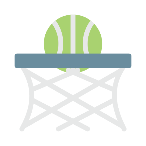 Basketball hoop Vector Stall Flat icon