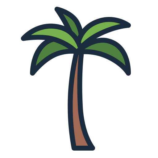 palma da cocco Generic color lineal-color icona