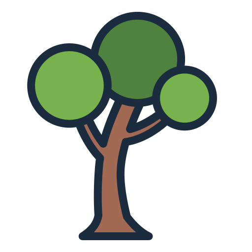 albero Generic color lineal-color icona