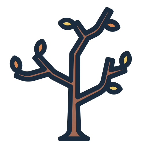 Dry tree Generic color lineal-color icon