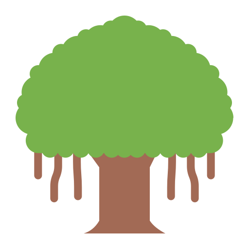 albero di banyan Generic color fill icona