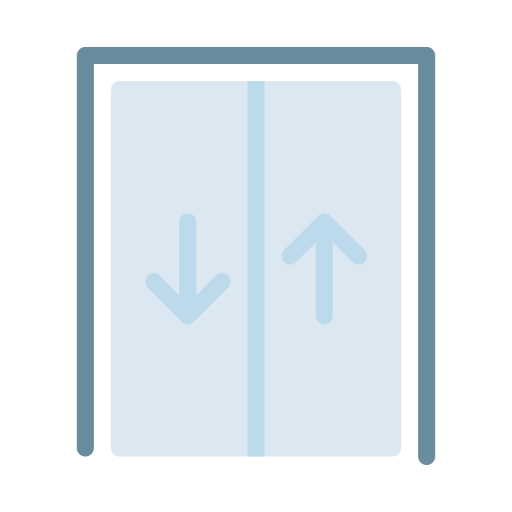 Elevator Vector Stall Flat icon