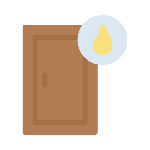 Fire exit Vector Stall Flat icon
