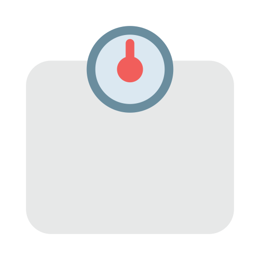 Weight scale Vector Stall Flat icon