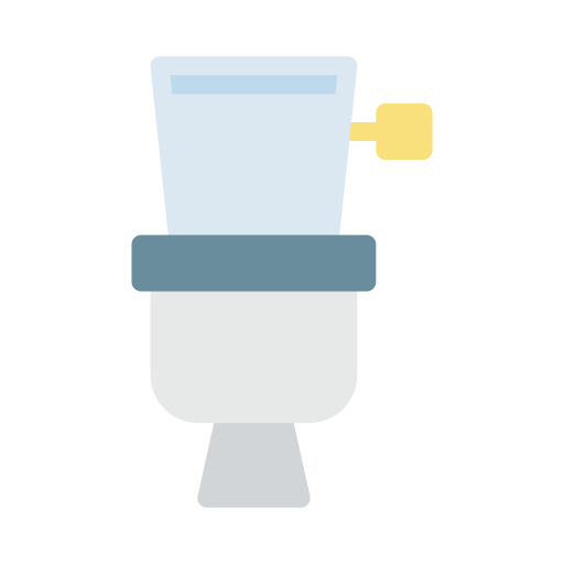 Commode Vector Stall Flat icon