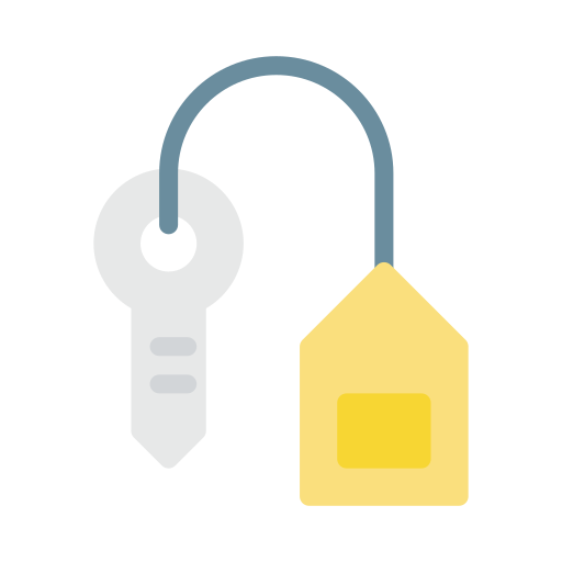 Room key Vector Stall Flat icon