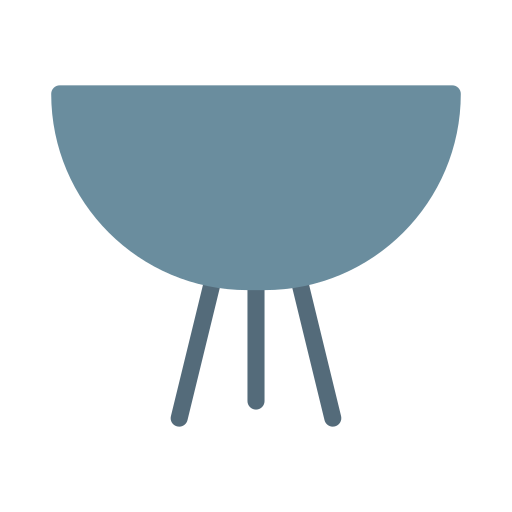 grillé Vector Stall Flat Icône