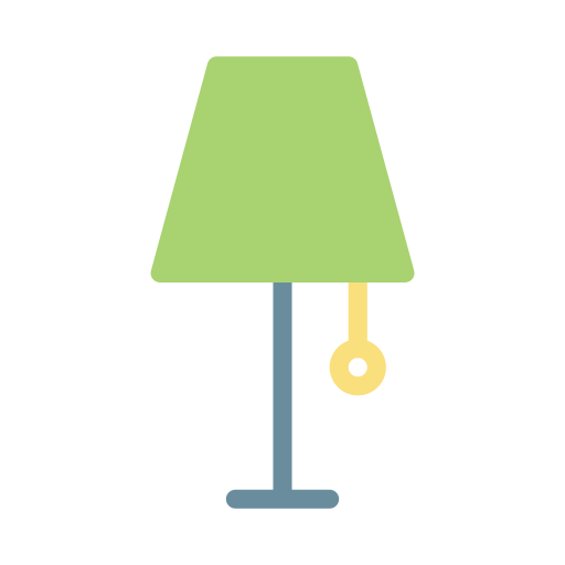 Lamp Vector Stall Flat icon