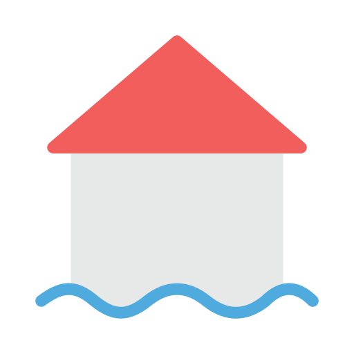 strandhütte Vector Stall Flat icon