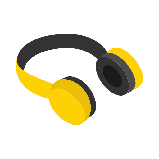 Headphones Generic color fill icon