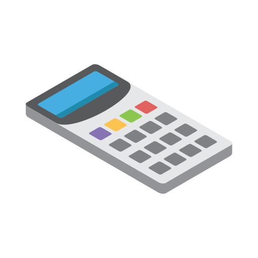 Calculator Generic color fill icon