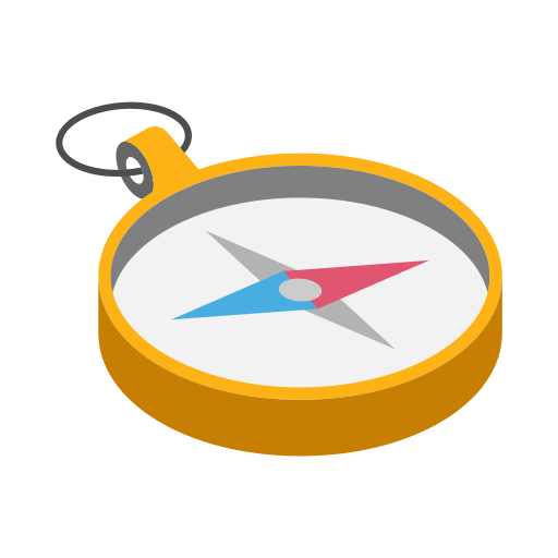 Compass Generic color fill icon