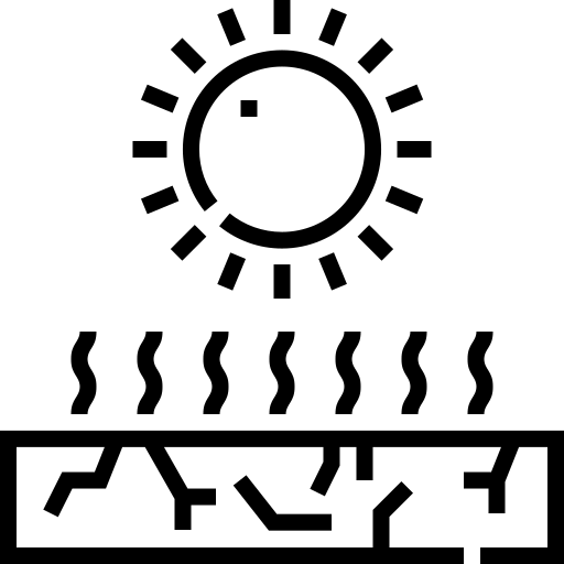 trockenheit Detailed Straight Lineal icon