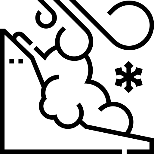 lawine Detailed Straight Lineal icoon