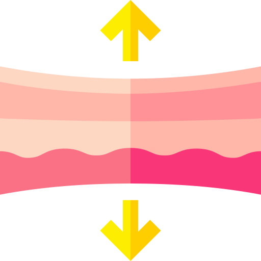 Élasticité Basic Straight Flat Icône