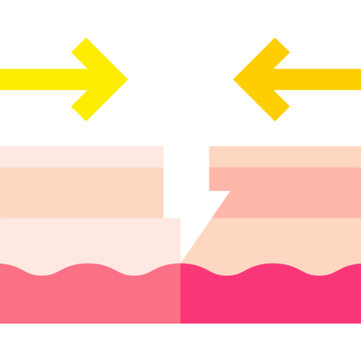 herida Basic Straight Flat icono
