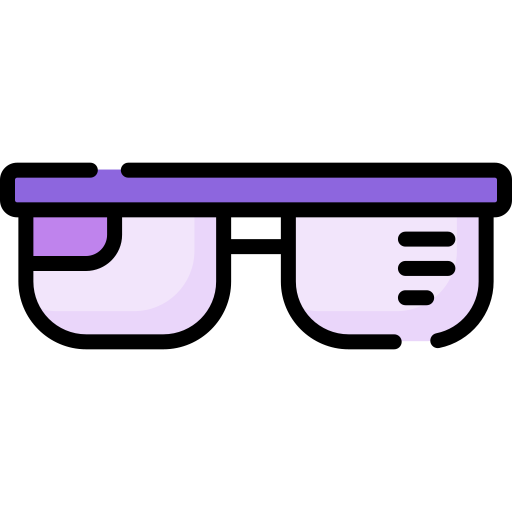 Virtual reality glasses Special Lineal color icon