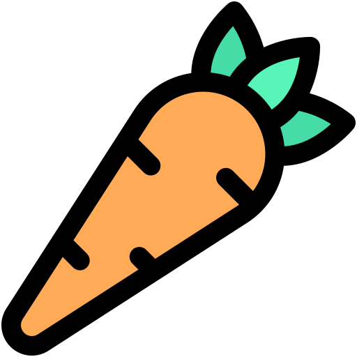 Детская морковь Generic color lineal-color иконка