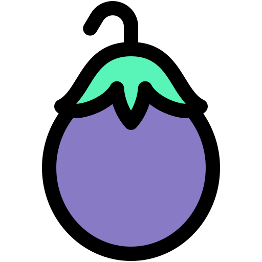 aubergine Generic color lineal-color icoon