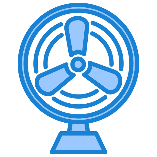 Table fan Generic color lineal-color icon