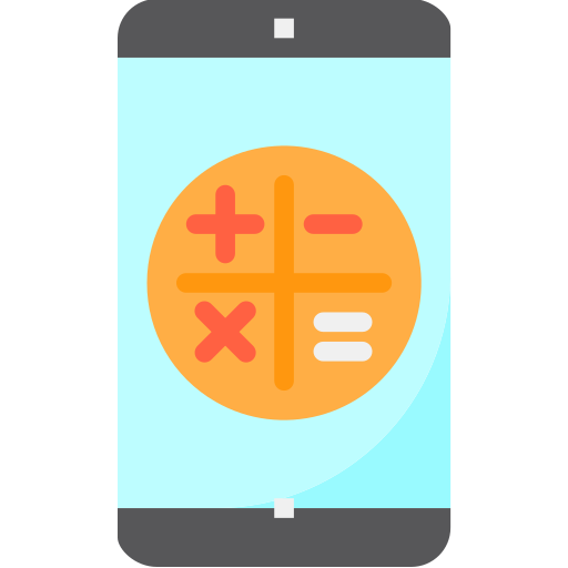 Calculator srip Flat icon