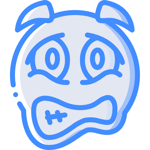 asustado Basic Miscellany Blue icono