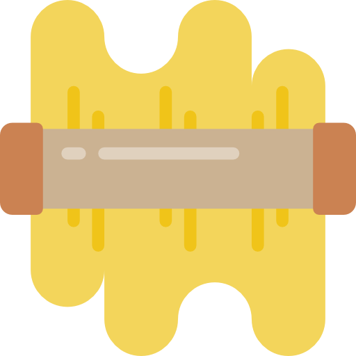 Rolling pin Basic Miscellany Flat icon