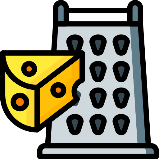 Cheese grater Basic Miscellany Lineal Color icon