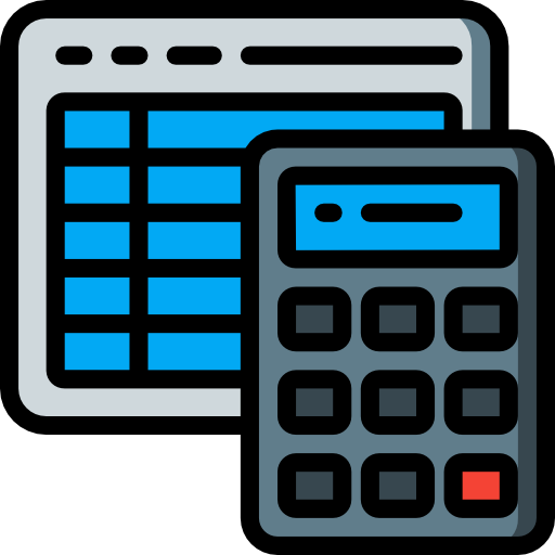 Calculator Basic Miscellany Lineal Color icon