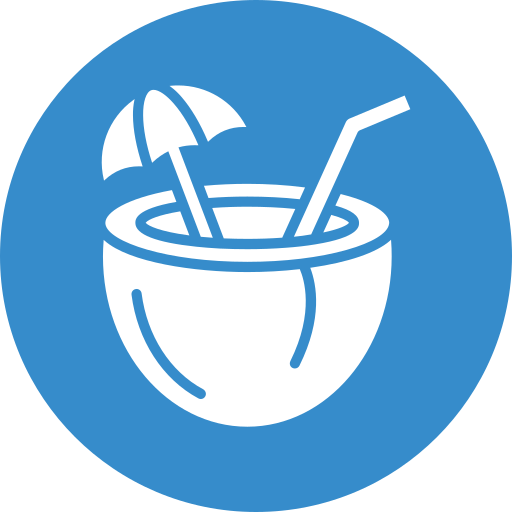 Coconut water Generic color fill icon