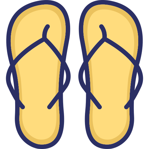Sandal Generic color lineal-color icon