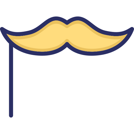 bigotes Generic color lineal-color icono