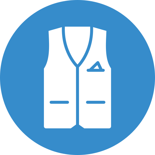 Lifejacket Generic color fill icon