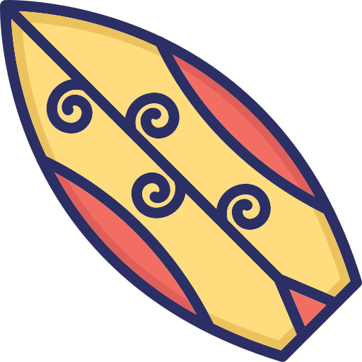 tabla de surf Generic color lineal-color icono