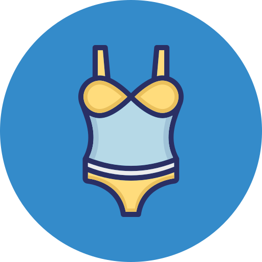 bikini Generic color lineal-color icon