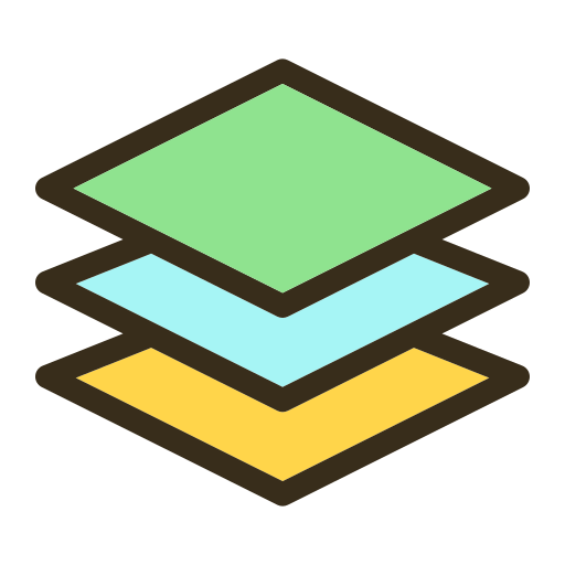 layer-plus Generic color lineal-color icon