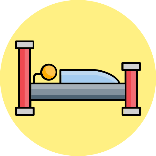 Bed Generic color lineal-color icon