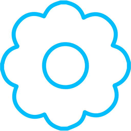 꽃 Generic color outline icon
