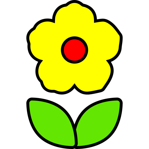 Flower Generic color lineal-color icon