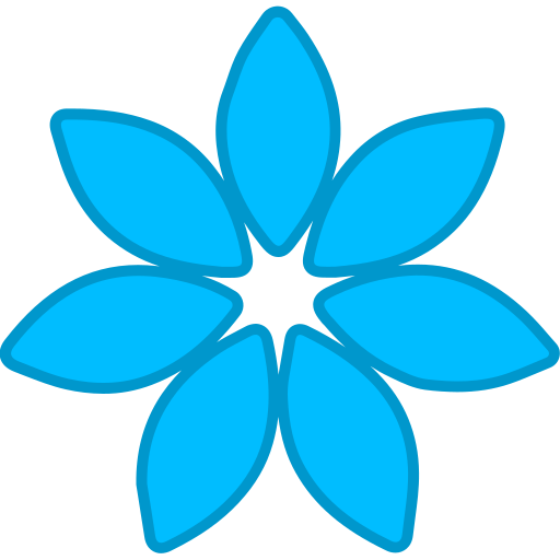 Flower Generic color lineal-color icon