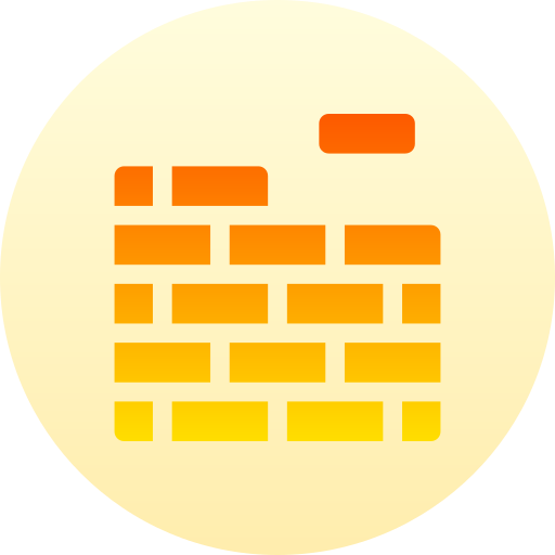 muro di mattoni Basic Gradient Circular icona