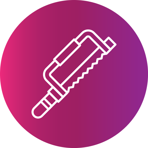 Coping saw Generic gradient fill icon