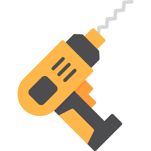 Hand drill Generic color fill icon