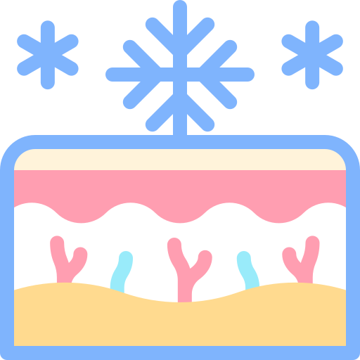 frío Detailed color Lineal color icono