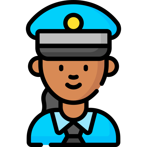 женщина-полицейский Special Lineal color иконка