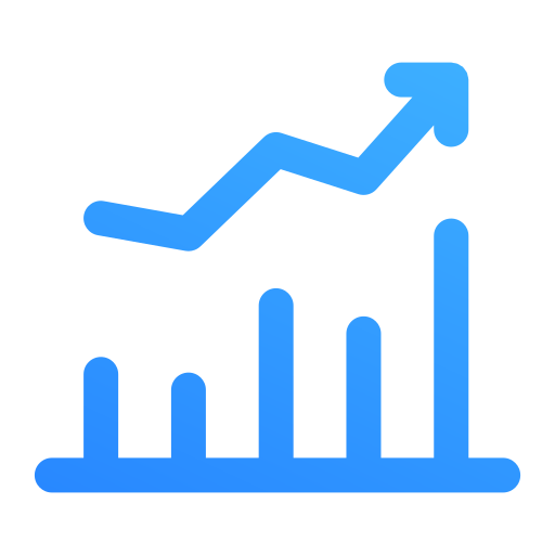 Graph analysis Generic gradient outline icon