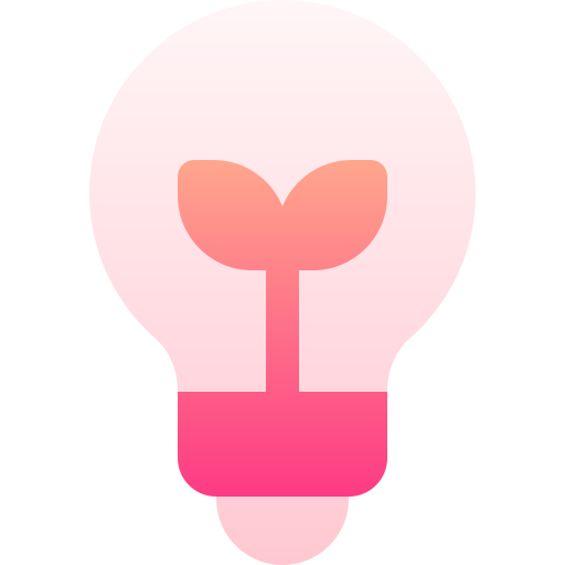 Light bulb Basic Gradient Gradient icon