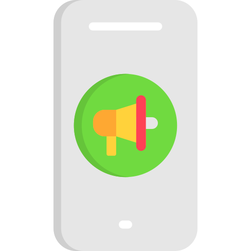 mobilny marketing Generic color fill ikona