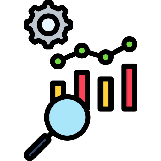 análisis de datos Generic color lineal-color icono