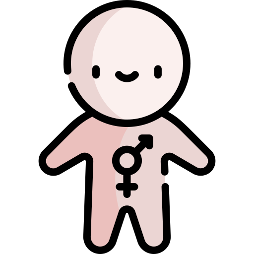 Gender Kawaii Lineal color icon